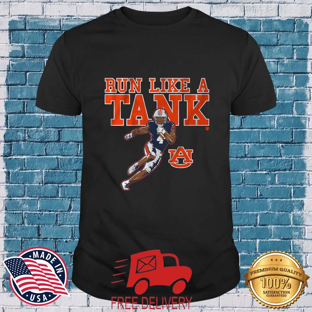 Auburn Football Run Like A Tank Shirt