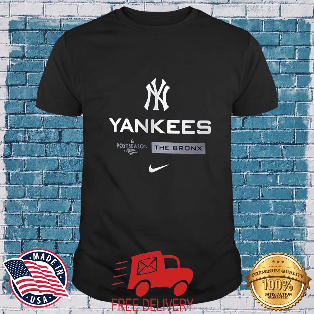 New York Yankees Nike Navy 2022 Postseason Authentic Collection Dugout T-Shirt