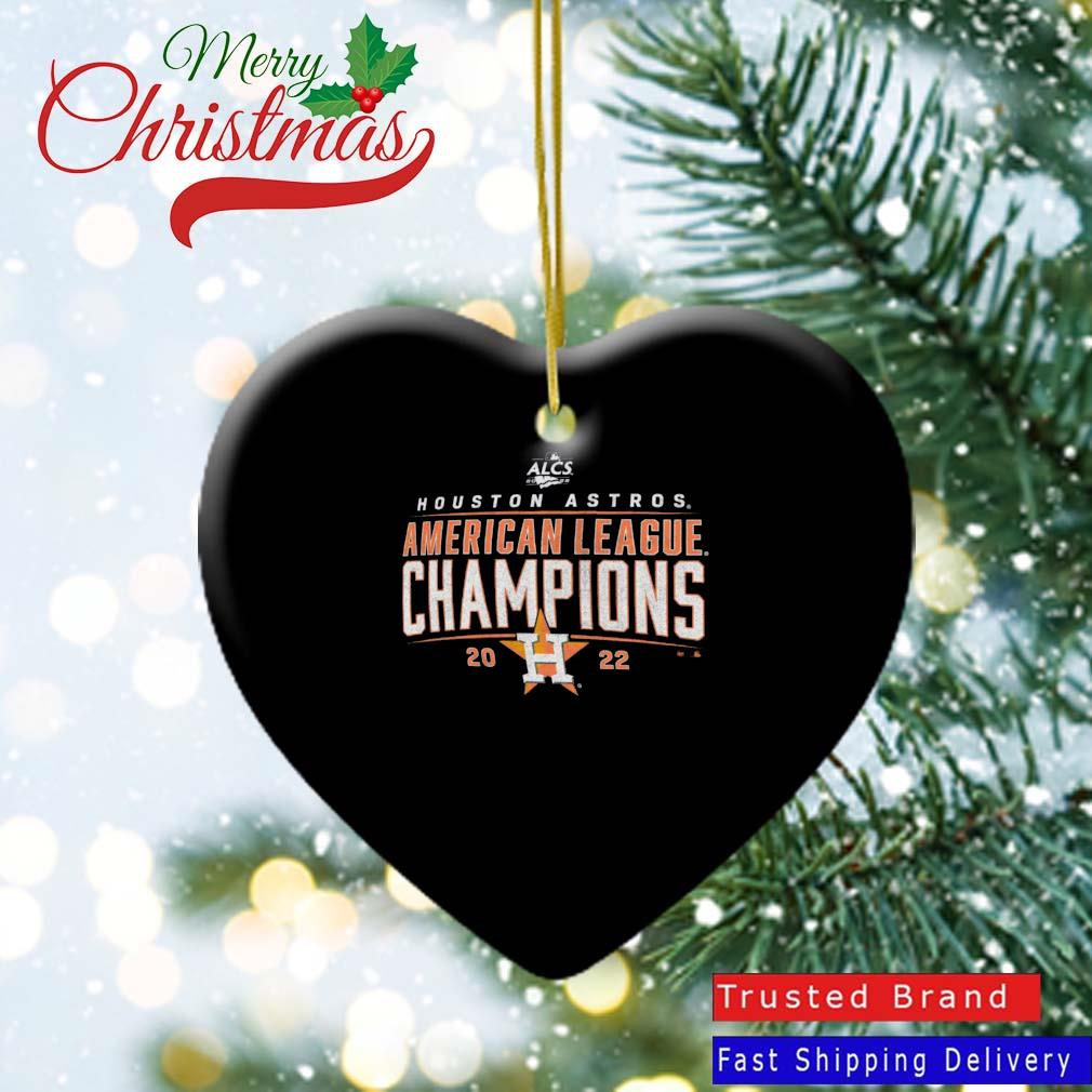 2022 American League Champions Houston Astros ALCS Ornament Heart