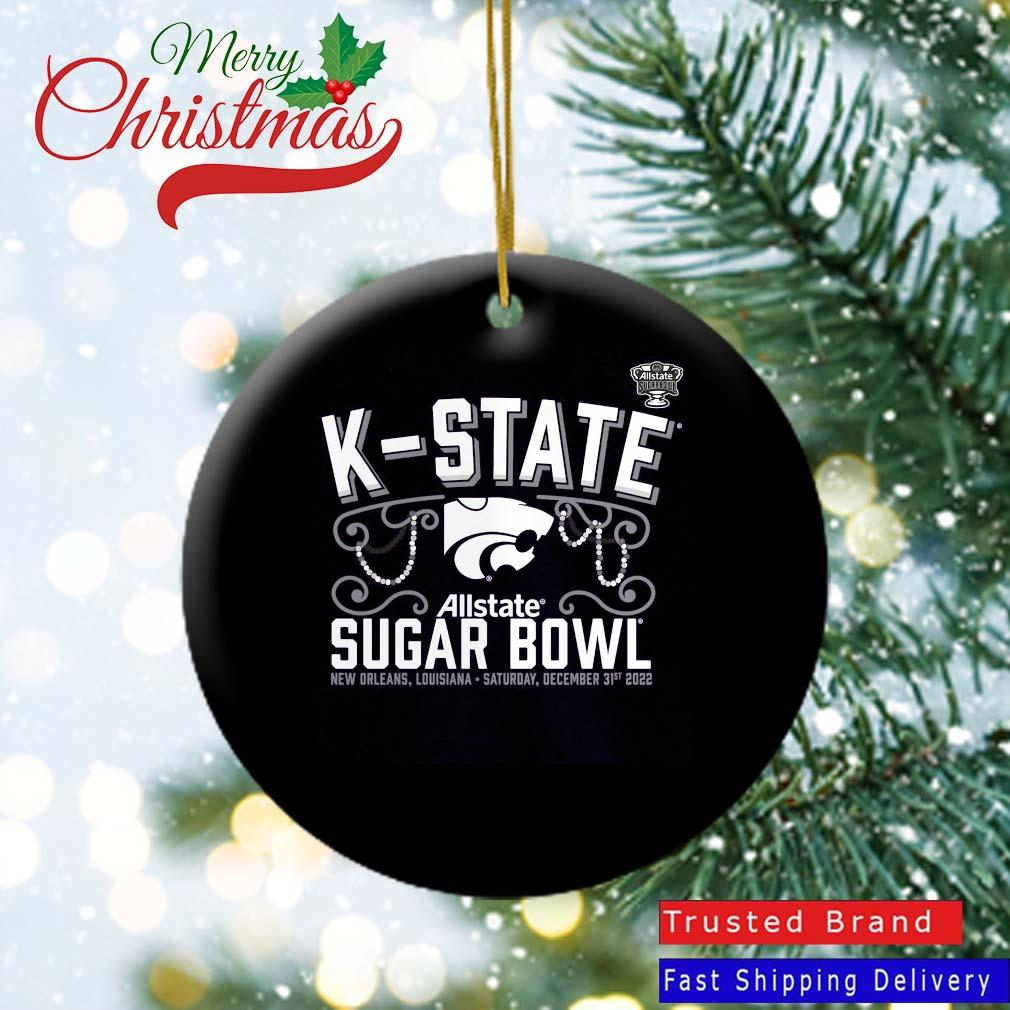 Kansas State Wildcats 2022 Sugar Bowl Gameday Stadium T-Ornament