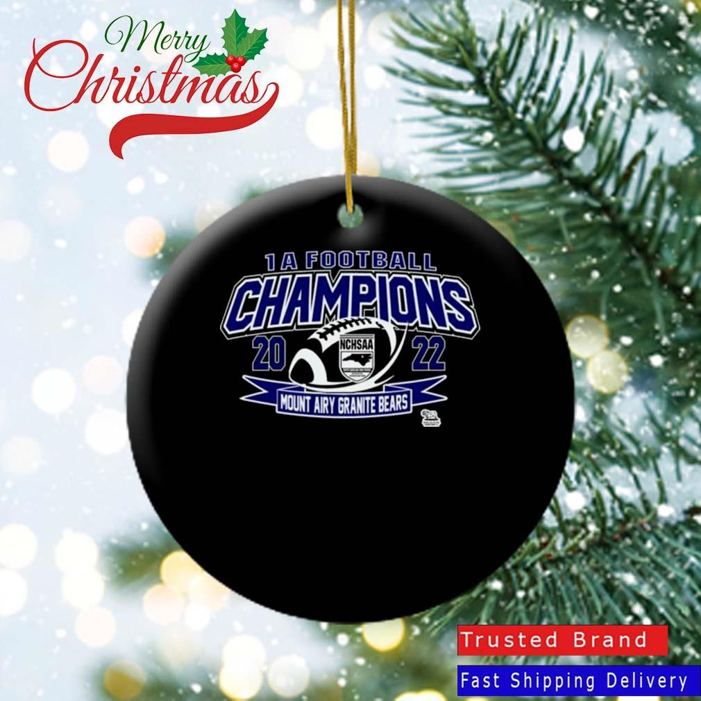 NCHSAA 1A Football Division Champs Ornament