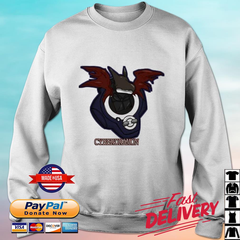 Cyberdramon Design Digimon Shirt sweater